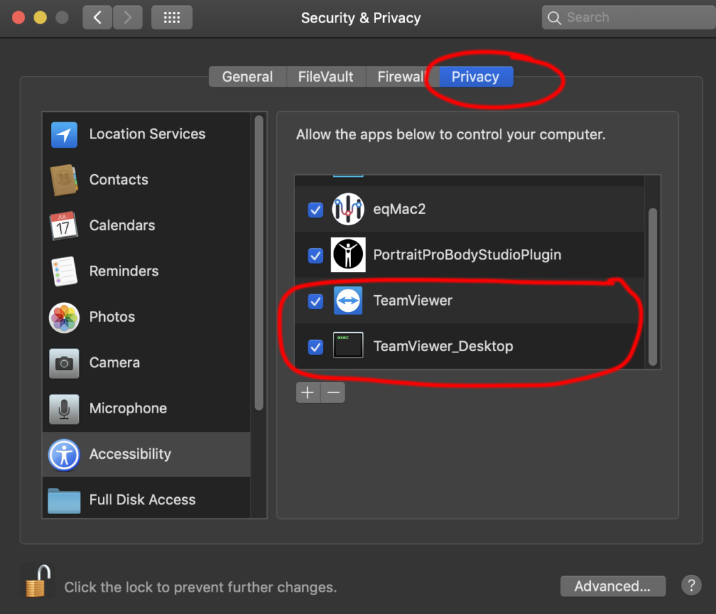 TeamViewer Grant Access Mac Step 6 Allow Teamviewer Access