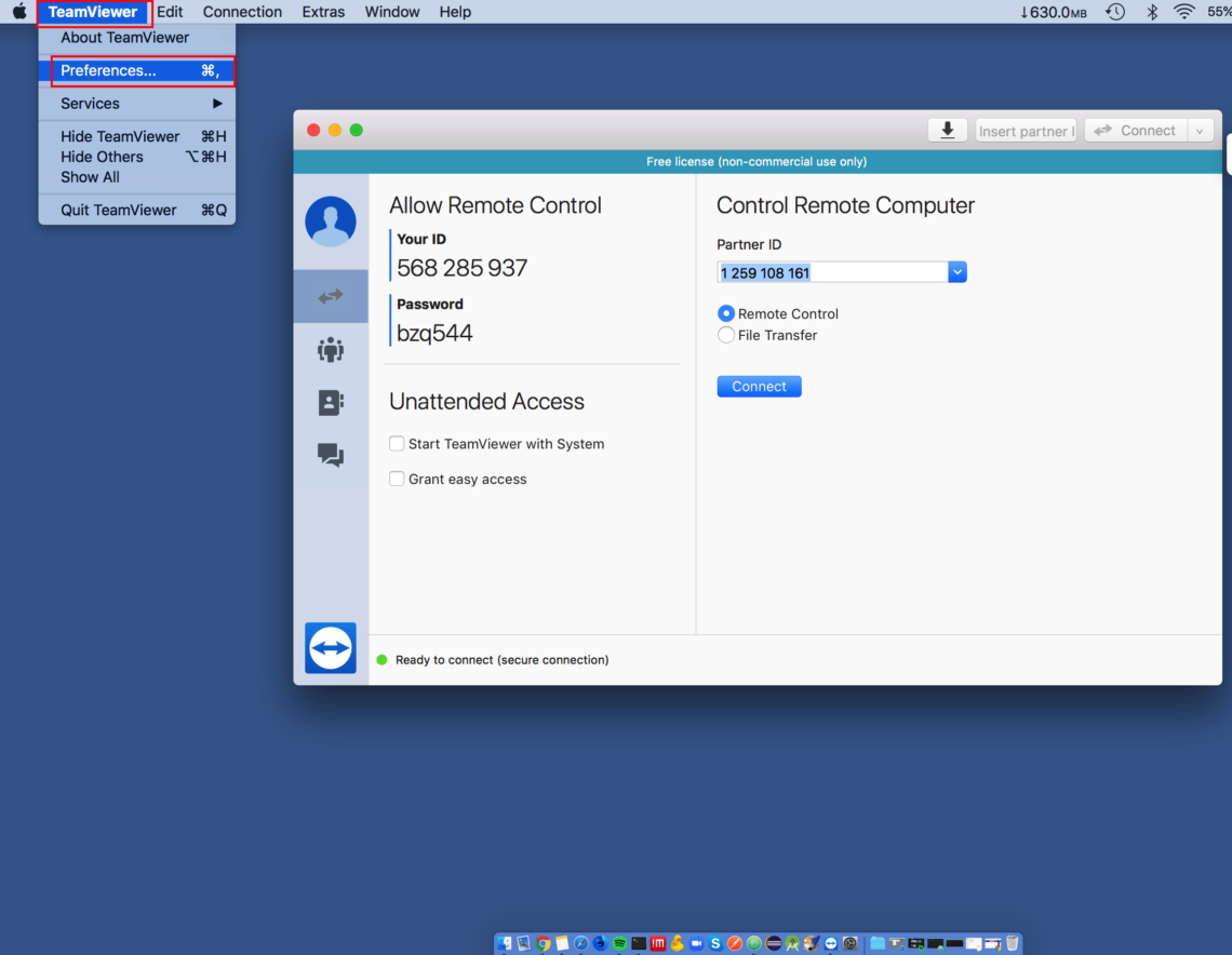 teamviewer 10 mac