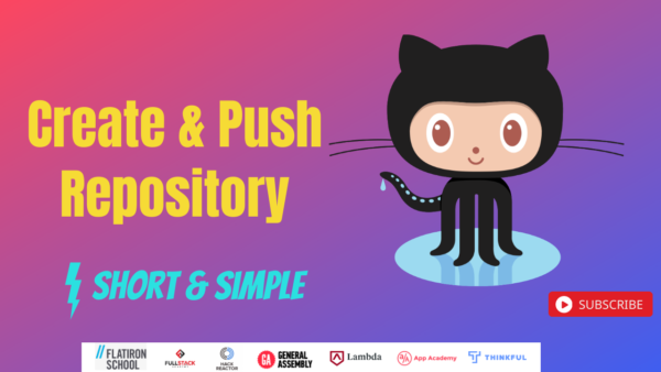 Create Repository and Push to Github